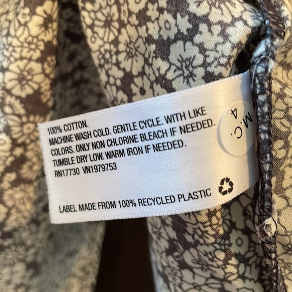 NWT Universal Thread SZ L Women's Balloon Long Sleeve Popover Blouse - Picture 15 of 15